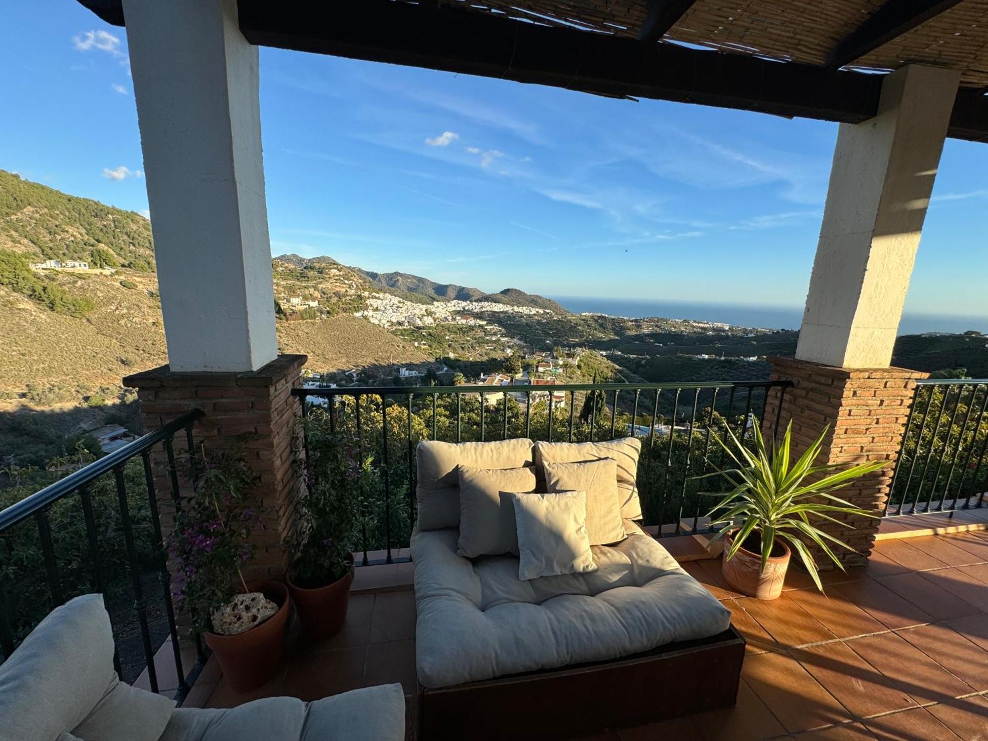 Villa En Frigiliana Con Piscina, Jacuzzi Y Espectaculares Vistas 외부 사진