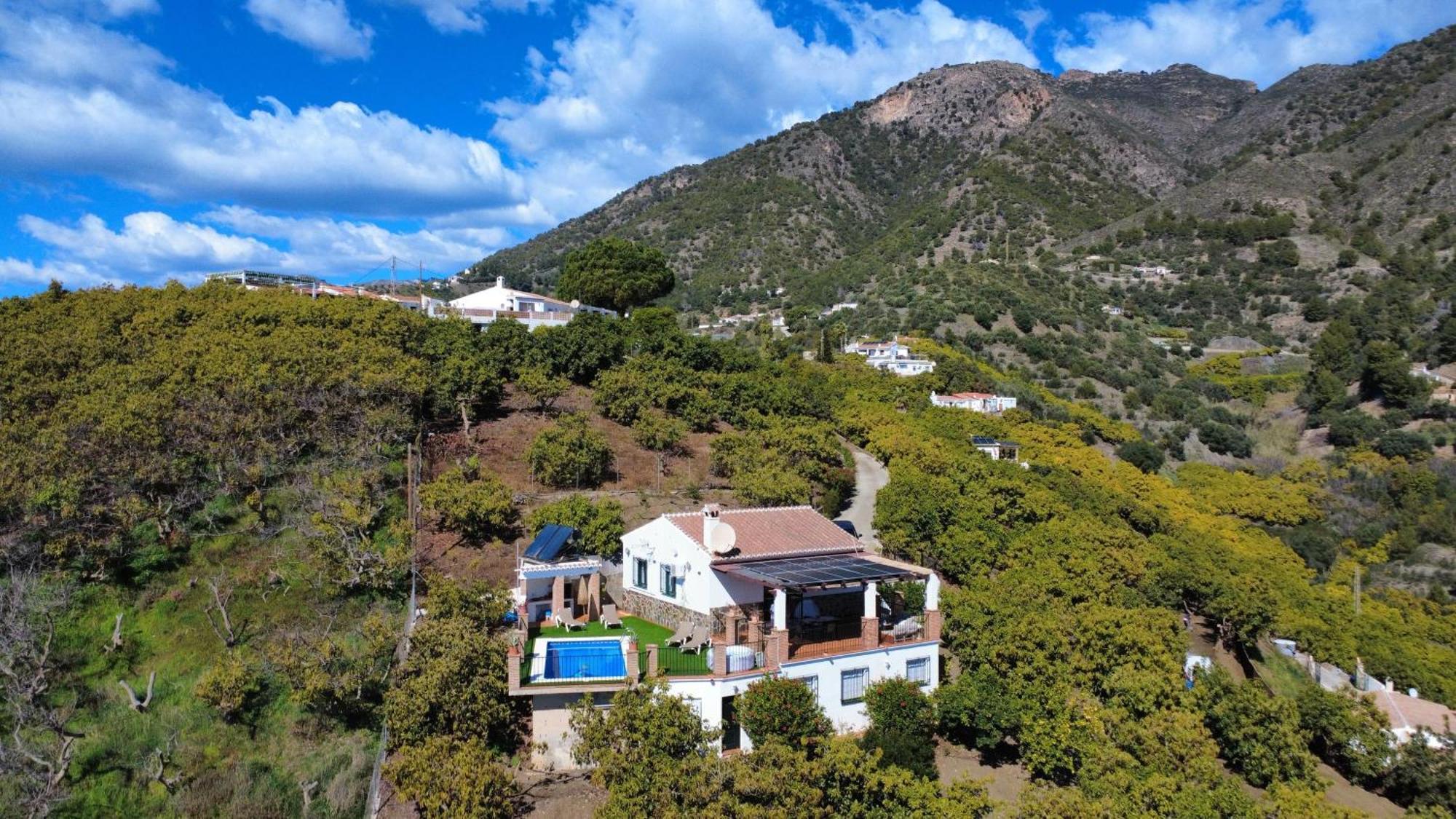 Villa En Frigiliana Con Piscina, Jacuzzi Y Espectaculares Vistas 외부 사진